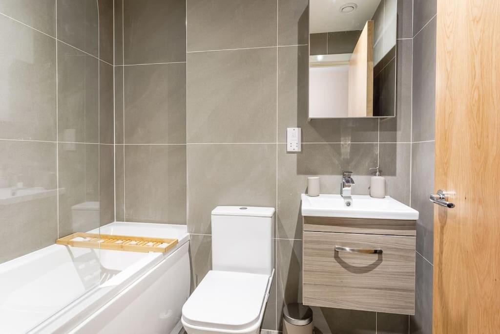 Ferienwohnung Stylish Duplex 5 Min From Centre Newcastle upon Tyne Exterior foto
